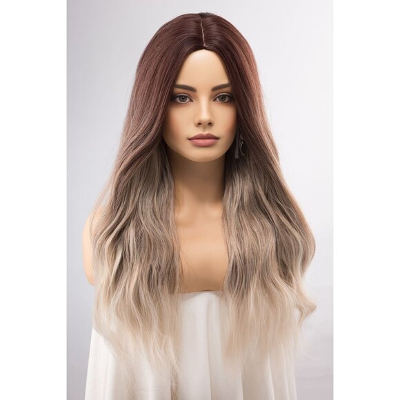 Dark root with ash blonde ombre wig | Blayage Wig | Mothers Day Gift | Nova - Picture 4 of 10